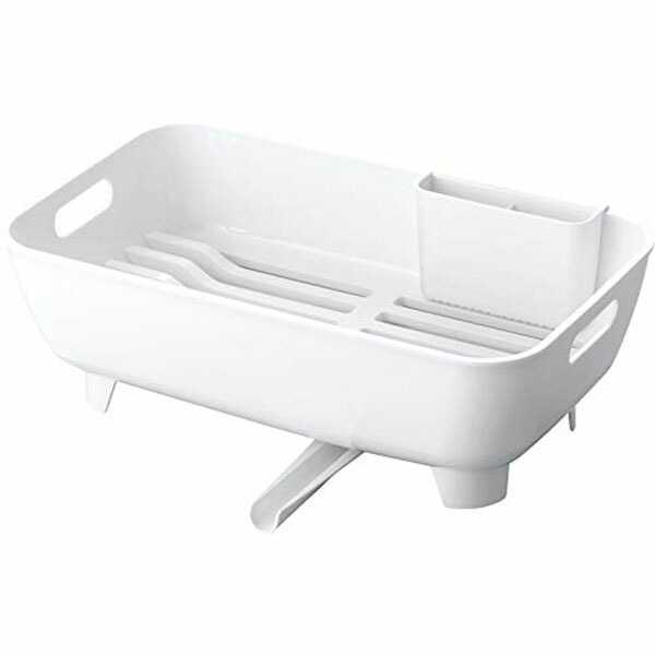 【18個セット】 アスベル ポゼ 水切りセット ホワイト スリム 4456 水切りラック用 水切りラック 水切りかご 抗菌 キッチン 台所 水切りバスケット 清掃 衛生 水廻り 厨房 テーブル トレー トレイ ディッシュドレイナー 食器カゴ 水切り シンク上｜ウルマックス 店
