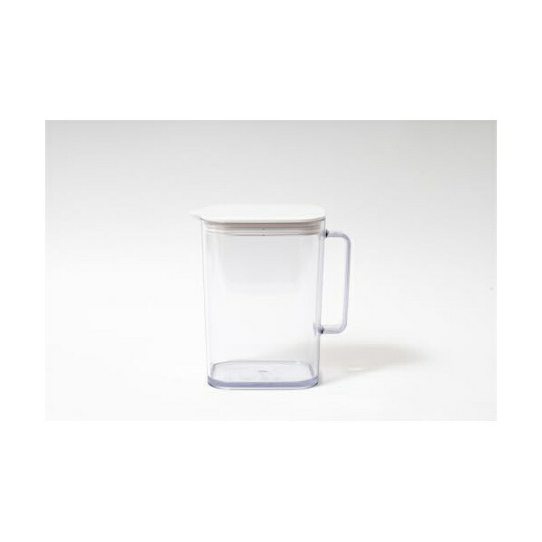 【10個仕掛ける】 アスベル 麦茶ポット 棚置き 一うしろ押し ビオSP-121 1.2L 白 着飾る