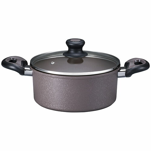 【5個セット】 ベストコ ND-8300 IH 両手鍋 キャセロール ダイヤモンドコート 20cm アリエッタネクスト Bestco 丸い プレゼント 新生活 ガス火 なべ まるい ネクスト こびりつきにくい 両手 おしゃれ ソースパン フッ素加工 ガス 高品質