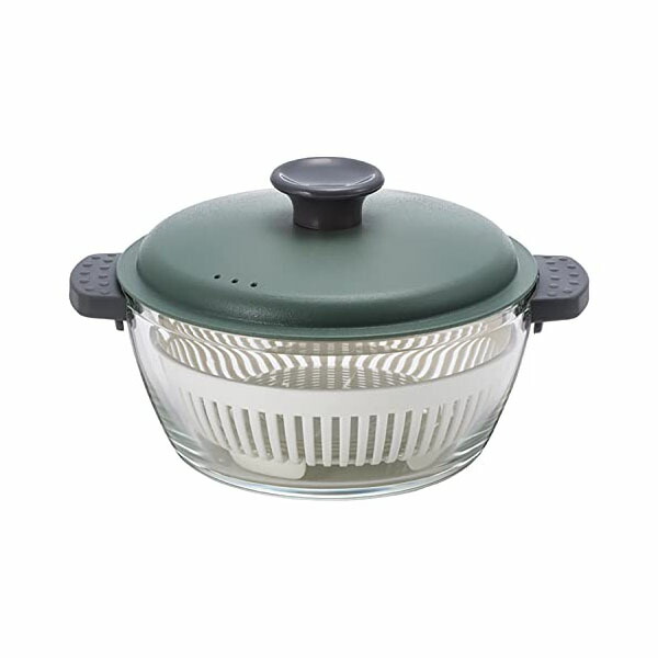 【10個仕掛ける】 ベストコ 陰電子範囲膳立て オーヴン膳立て 耐熱瑠璃 鍋 1.0L カーキ LLG484 鍵を掛ける \u0026