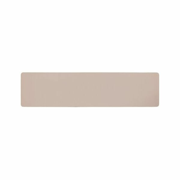 【5個セット】ベストコ キッチンマット 拭ける PVC テキスタイル調 ライトベージュ 45&times;180cm ND-6293 はっ水 抗菌 人気商品｜ウルマックス 店