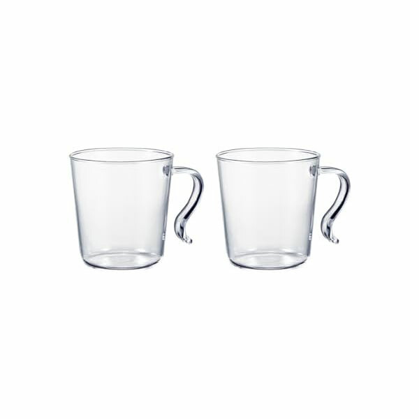 【10個セット】HARIO ハリオ 耐熱スタッキングマグ 2個セット 300ml コーヒー ティー グラス 電子レンジ・食洗機OK 耐熱ガラス 日本製 SRMS-2024 人気商品｜ウルマックス 店