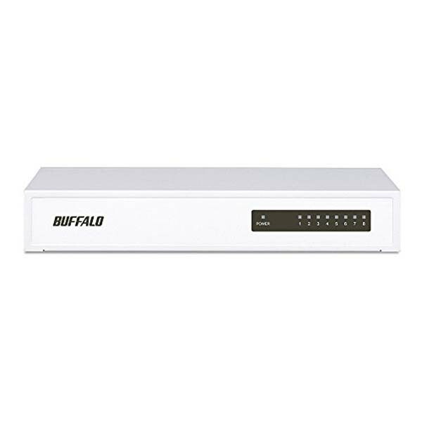 【5個仕掛ける】 緩衝装置置き目 LSW4-TX-8NS／WH 10／100Mbps相応う・8界面 スイッチングこしき （ワット数内蔵模範例・白いこと）