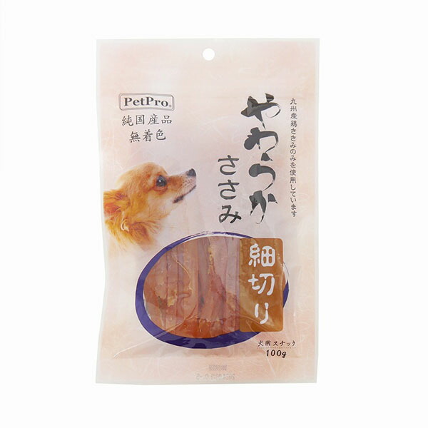 【12個セット】 ペットプロジャパン ペットプロ 純国産やわらかささみ細切り 100g インテリア 犬用おやつ ペット用品 おやつ ジャーキー スナック 収納 国産 ドッグ フード 家具 日本製 掃除 やわらか 無着色 細切り ペット 犬用 ささみ 室内 安心素材
