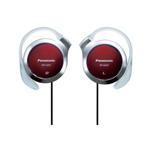 【10個セット】 パナソニック RP-HZ47-R 耳かけ型ヘッドホン レッド