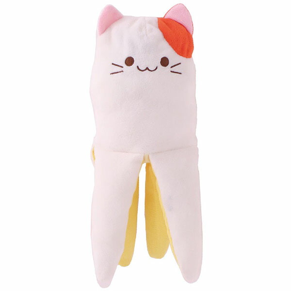 【6個書き割り】 パリパリくるりんにゃんぐるみ ねこ バナナの木 楽になること原料品
