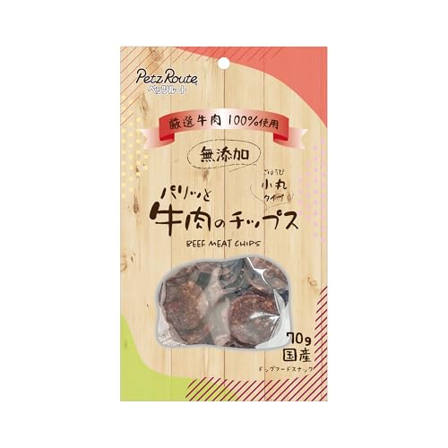 【12個セット】 ペッツルート パリッと牛肉のチップス 70g 8,495円
