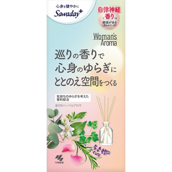 【21個仕掛ける】 Sawaday+ Woman’s Aroma 循環過程のハーバルアロマ