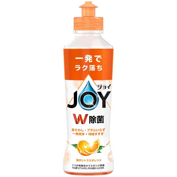 【24個セット】 Ｐ＆Ｇ 除菌ジョイコンパクト バレンシアオレンジの香り 本体 オレンジ スポンジ除菌 衛生用品 除菌ジョイ さわやか微香 洗浄力 除菌 食器用 厨房機器洗剤 ダブル除菌 掃除 キッチン洗剤 洗剤 食器洗剤 キッチン 清掃 コンパクト 食器洗用