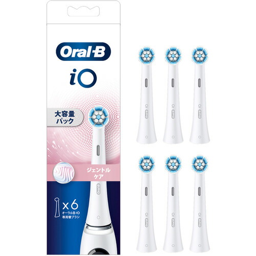 【2個セット】 ブラウン IORBSW-6EL ジェントルケア 替ブラシ6本 Oral-B 0.056kg ホワイト IORBSW6EL|ウルマックス 店