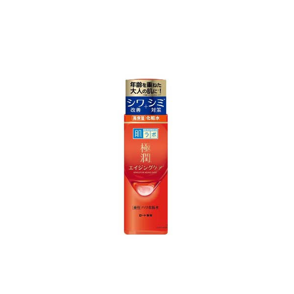 【5個セット】 ロート製薬 肌ラボ 極潤 薬用ハリ化粧水 170mL 改善 本体 スキン トライアルセット 正規品 フェイス 鉱物油フリー 乳液 コスメ メンズコスメ 無香料 解消 トラブル 保湿剤 アルコール ボトル スキンケア ハダラボ ハリ化粧水