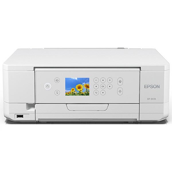 EPSON EP-817A Colorio A4カラーインクジェット複合機 EP-817A 6色染料 コンパクトサイズ 送料無料|ウルマックス 店