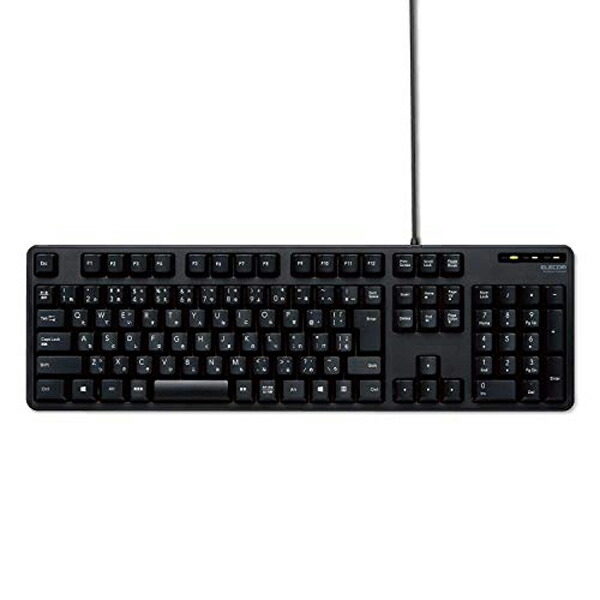 【5個仕掛ける】 エレコム TK-FCM104BK ELECOM 有線鍵盤 メンブレン式 フルサイズ 黒いこと メンブレン遣りくち 日本語割りつける テンキー付 二十日鼠 パウダーコンパクト 鍵盤 テンキー メンブレン 高耐久 軽さ 盛りだくさん鍵盤 有線 有線盛りだくさん鍵盤 執務室備品 貨物輸送無料