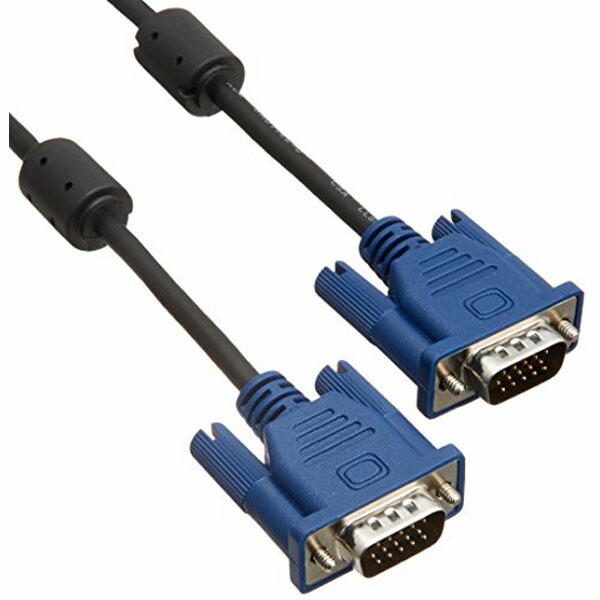【3個セット】 エレコム CAC-L10BK/RS ELECOM ディスプレイケーブル D-Sub15ピン VGA-VGA 10m スリム RoHs対応 ブラック アナログ接続用 モニター ケーブル長 フェライトコア付 配線 オフィス パソコン ノーマル 送料無料|ウルマックス 店