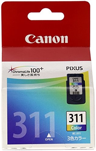 【3個セット】 キャノン 2968B001 CANON キヤノン 純正 インク カートリッジ BC-311 3色カラー 小 文具 キャノン純正 インクカートリッジ 年賀状インク つめかえ 純正カートリッジ キヤノン純正インク プリンターインク 用品 標準容量 送料無料