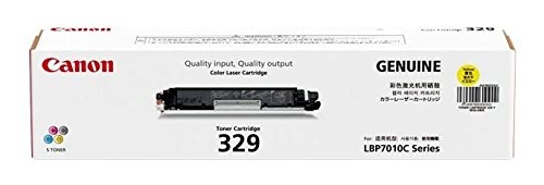 【2個セット】 キャノン 4367B003 CANON トナーカートリッジ329 イエロー 純正/ /LBP7010C用 CN-TN329YWJ トナー交換 プリント 国内純正品 カートリッジ 純正 キヤノン 印刷 トナーカットリッジ レーザープリンタ 送料無料｜ウルマックス 店