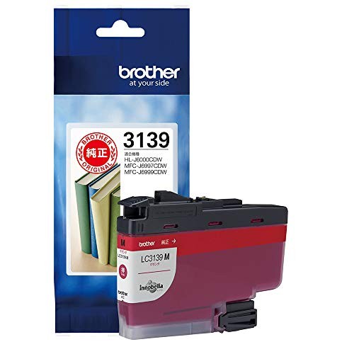 【2個セット】 ブラザー LC3139M 工業 【brother純正】インクカートリッジマゼンタ 対応型番:MFC-J6999CDW、MFC-J6997CDW、HL-J6000CDW カートリッジ インクカートリッジ 大容量 純正 プリンターインク 送料無料｜ウルマックス 店