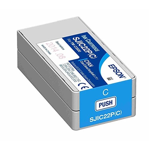 【3個仕掛ける】 エプソン SJIC22マイコン EPSON TMー3500C用 インキ薬莢(シアン) インキ薬莢 完全無欠 インキ 完全無欠品 下げ札印刷工 完全無欠インキ インキ貯蔵タンク シアン 貨物輸送無料