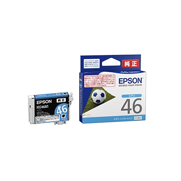 【6個仕かける】 エプソン 州際通商委員会46A1 EPSON 完全無欠 インキ薬莢 蹴球どんぶり鉢 シアン 薬莢 セイコーエプソン インキ トナー 印刷者用 エプソンインキ エプソン相応う 完全無欠インキ インキ貯蔵タンク 貨物輸送無料 PCサプライ・消耗品-プリンター・FAX用インク-インクカートリッジ