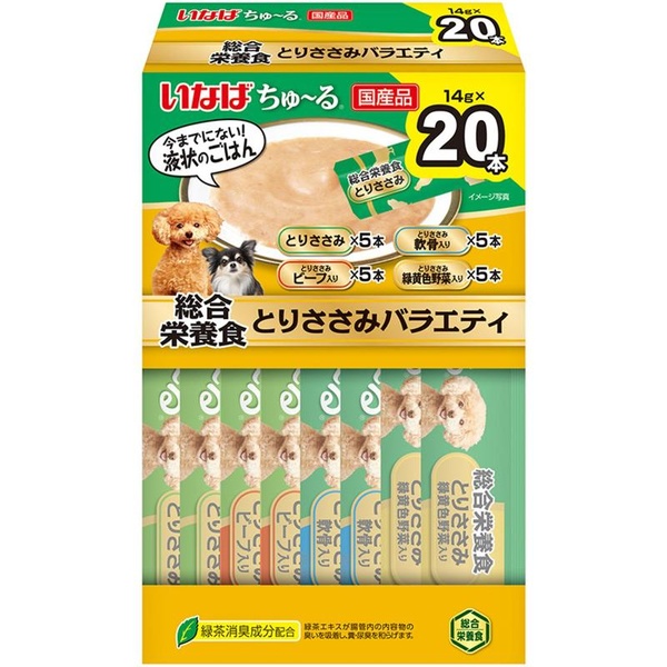 【10個仕掛ける】 いなば愛玩動物ボンネット いなば ちゅ～る 取り入れる栄養分食 とりささみ多種多様さ 14g×20本 ドッグフード・サプリメント-おやつ