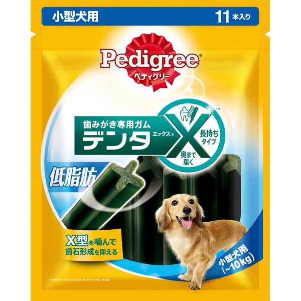 【24個仕掛ける】 マース ぺディグリー デンタエックス 小型犬用 低脂肪組織 11本入