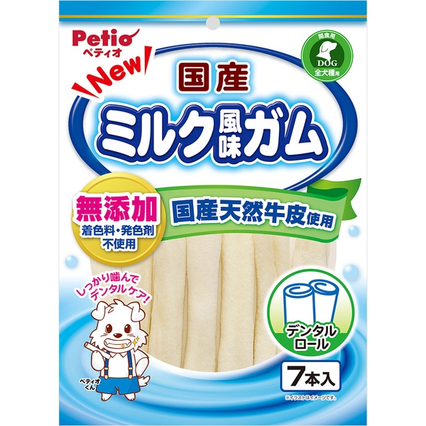 【30個仕掛ける】 ペティオ NEW国産市乳味わいチュインガム 渦巻形 7本入