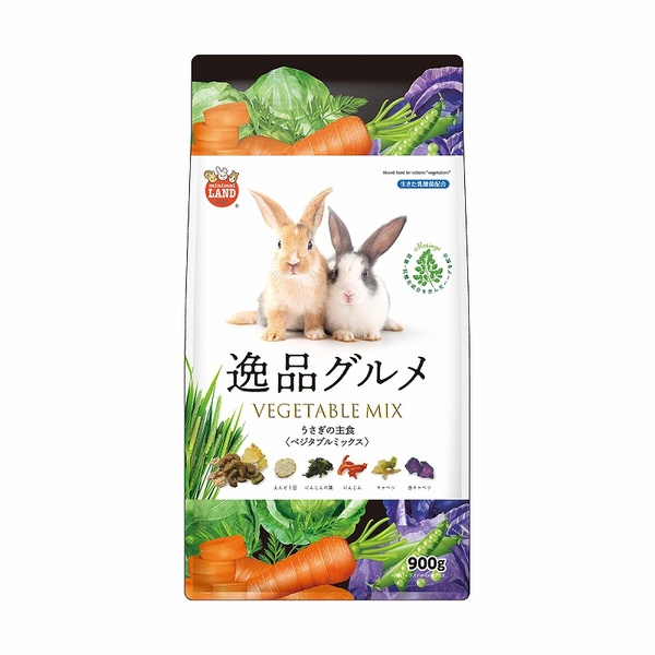 【10個仕掛ける】 マルカン うさぎの主食 珠玉食い道楽 蔬菜交ぜ合わせる 900g