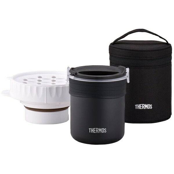 【2個書き割り】 サーモス 昼食会ボックス席 JBS 360 THERMOS 黒いこと ごはんが炊ける弁当箱 白いこと