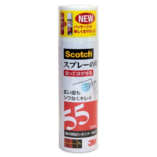【6個書き割り】 3M 吹きつけるのり 貼ってはがせる S/N 55 MINI
