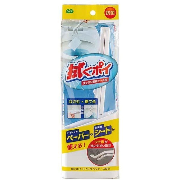 【20個セット】 オーエ 拭くポイ トイレブラシケース付き|ウルマックス 店