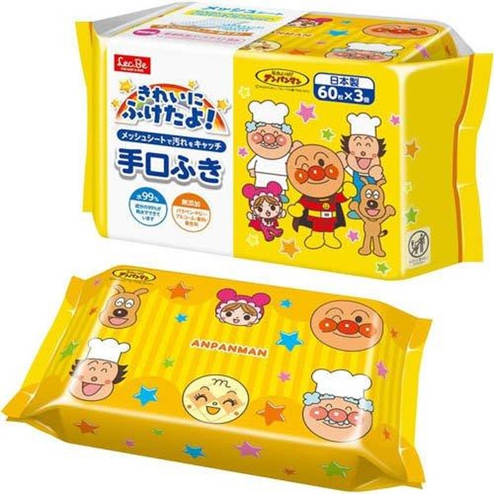 【16個セット】 レック アンパンマン手口ふきN60枚×3|ウルマックス 店