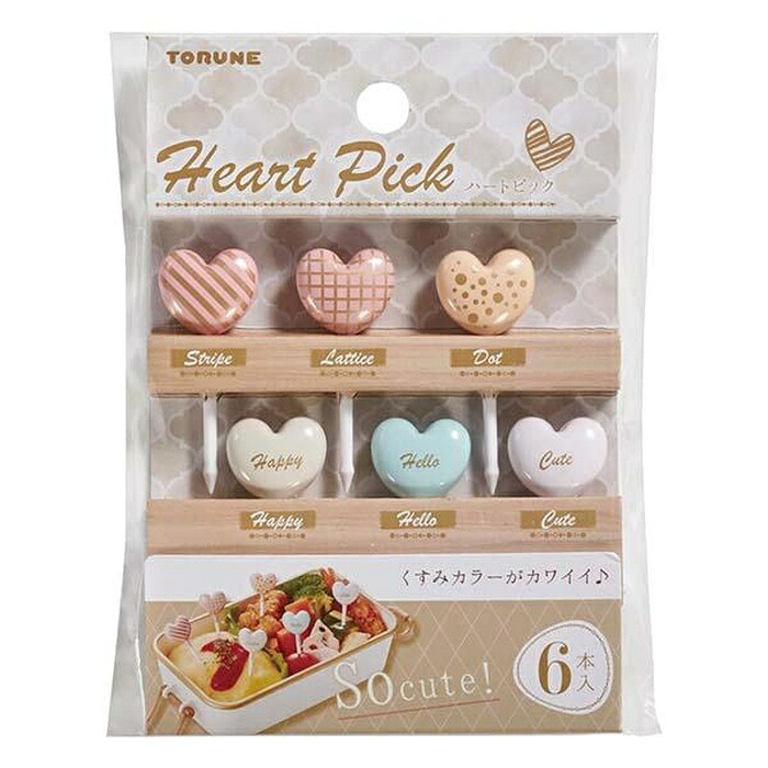 【60個セット】 トルネ ハートピック｜ウルマックス 店