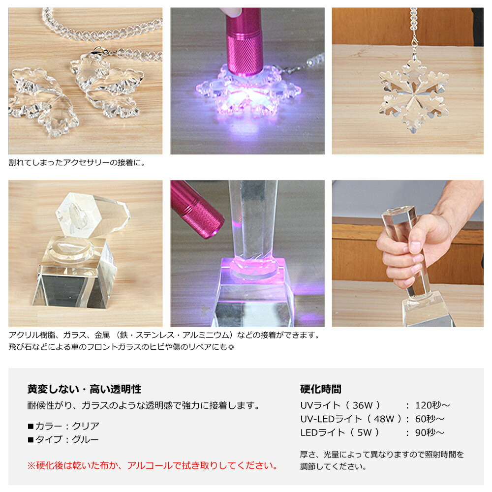 市場 LALONA UV レジン液 グルータイプ LED両対応 ラローナ