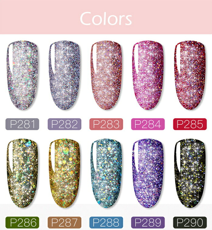楽天市場 Gelfavor ジェルフェイバー ダイヤモンドジェル 5ml ジェルネイル ソークオフ ラメジェル グリッタージェル ペイントジェル パーツ作り ラローナ 楽天市場店