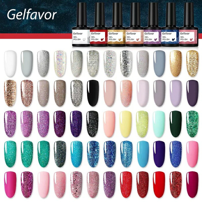 楽天市場 Gelfavor ジェルフェイバー New ポリッシュカラージェル 8ml 60色 ジェルネイル ソークオフ カラー ジェル ソフトジェル マットカラー メタルジェル セルフ ラローナ 楽天市場店