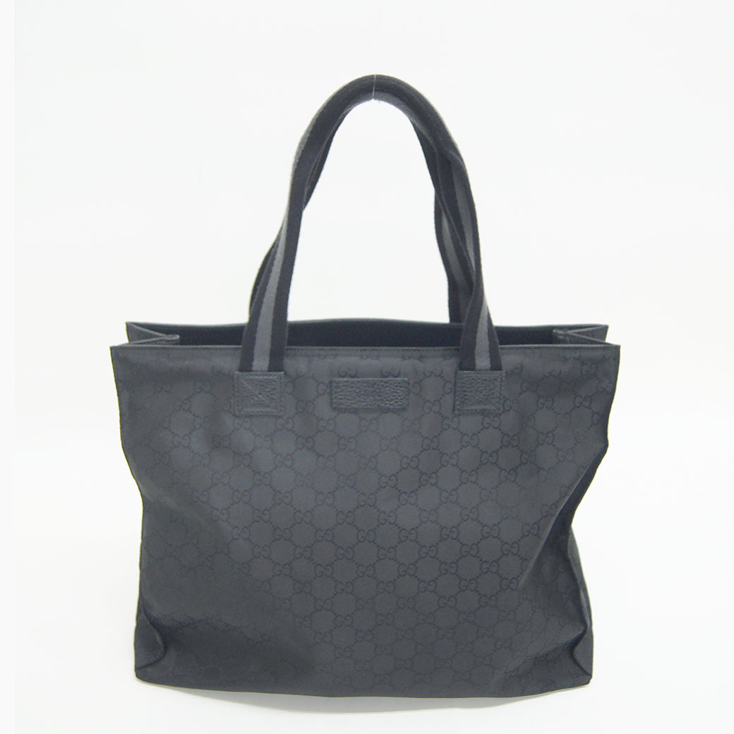 31152円 通常便なら送料無料 グッチ GUCCI GGナイロントートバッグ 449178 ブラック 肩がけトートバッグ メンズ GG柄