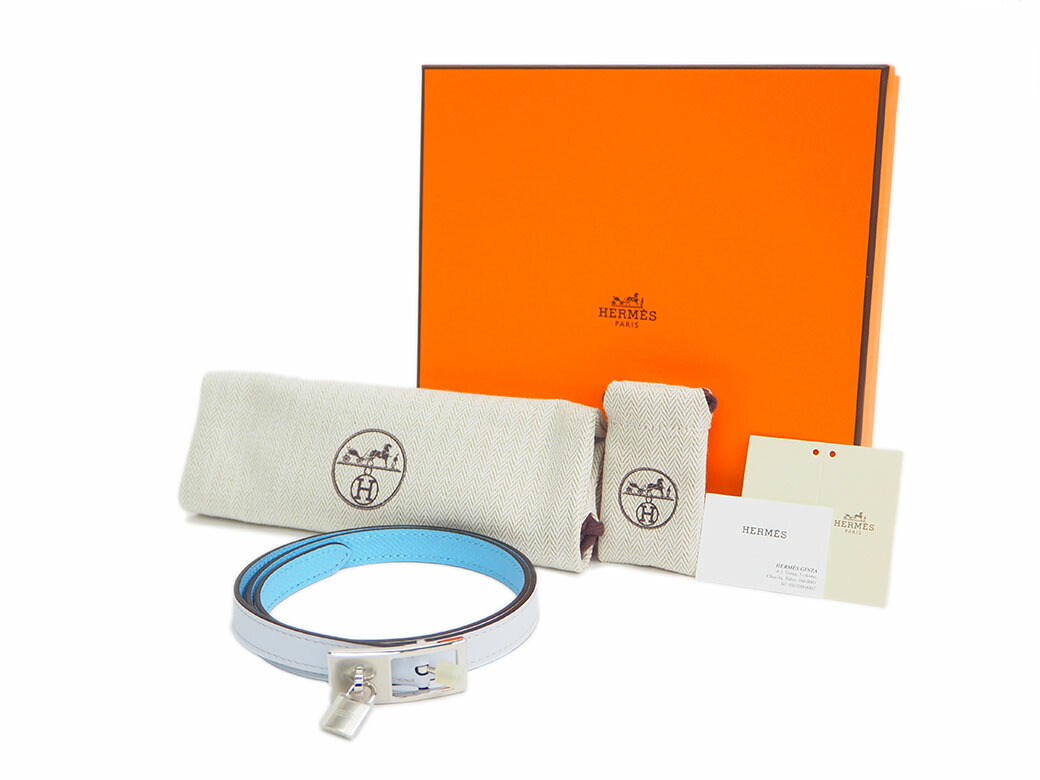 エルメス HERMES ラッキー リバーシブル ベルト 15mm 70cm カデナ