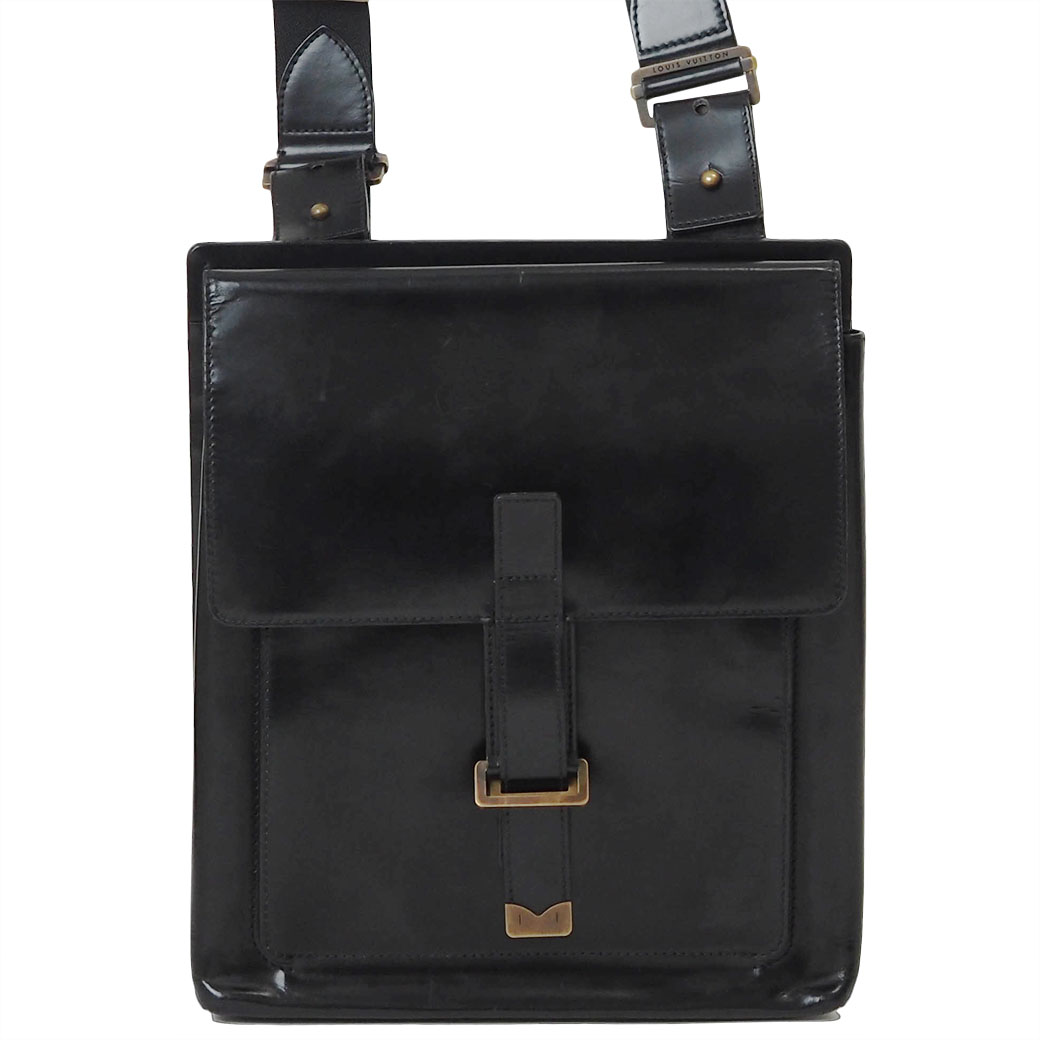 ルイヴィトン LOUIS VUITTON ショルダーバッグ メンズ リエージュ ファンタサン 黒 ブラック ノワール M92223