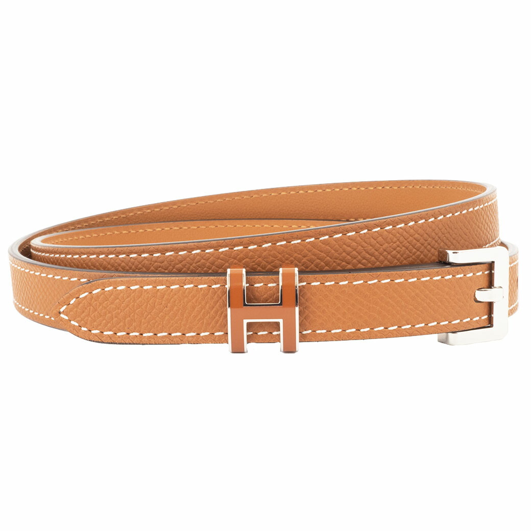 【HERMES】ベルト ゴールド⭐️ Hマーク HERMES - エルメス Hベルト 〇Z刻印 リバーシブル ゴールド