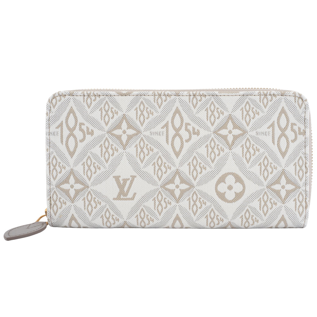 ルイヴィトン LOUIS VUITTON 長財布 ラウンドファスナー ジッピーウォレット モノグラム ジャガード ホワイト M81172 母の日 ギフト プレゼント