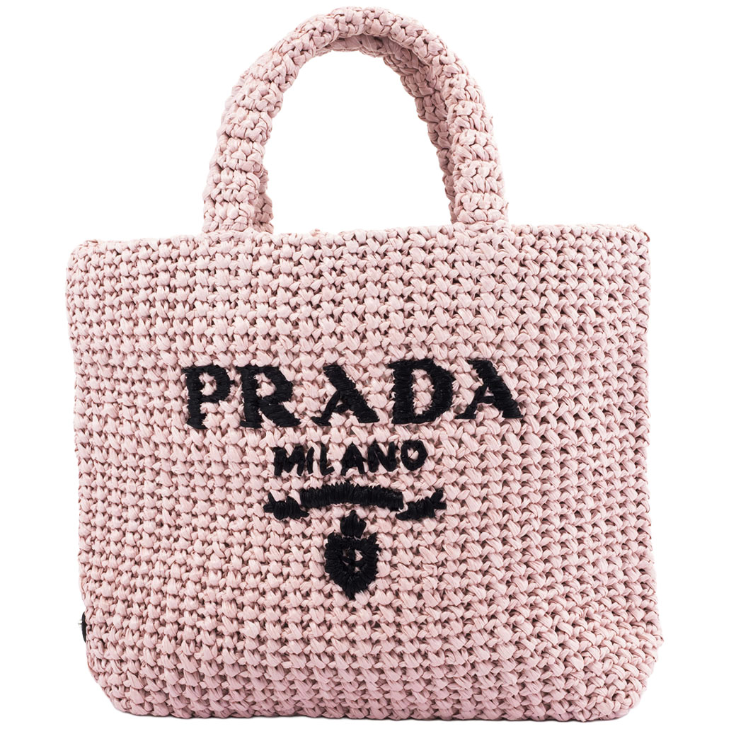 楽天市場】【美品】プラダ【PRADA】 ラフィア トートバッグ