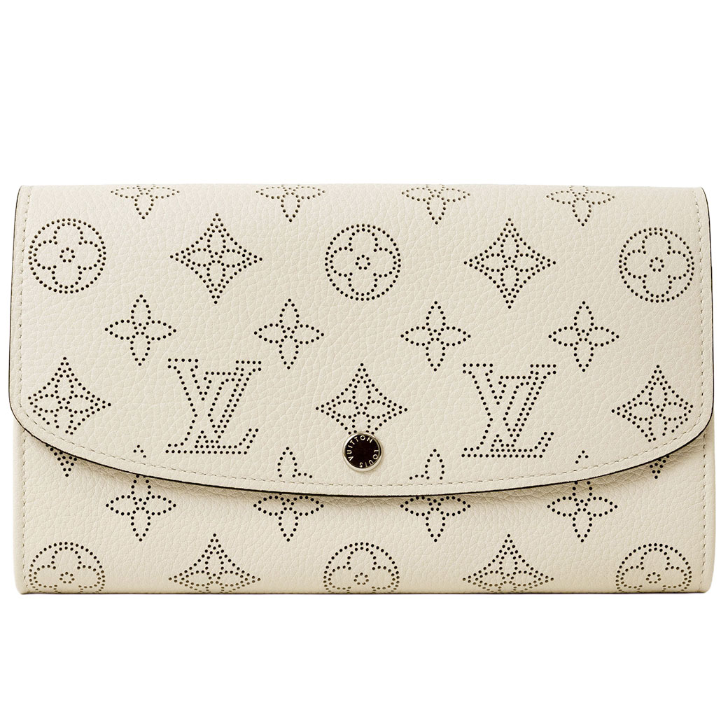 ルイヴィトン LOUIS VUITTON 財布 レディース 長財布 ポルトフォイユ イリス イヴォワール クリーム M60177 中古 未使用品|UPRISE