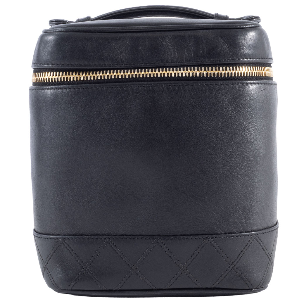 楽天市場】シャネル CHANEL バニティバッグ キャビアスキン 黒 7番台