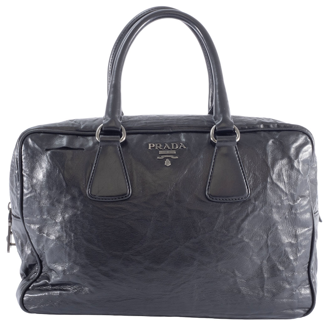 PRADA 「ブラック ボストンバック　南京錠付き」 楽天市場】【ｸｰﾎﾟﾝ3%OFF+P2倍】プラダ／PRADA 南京錠付き・Re