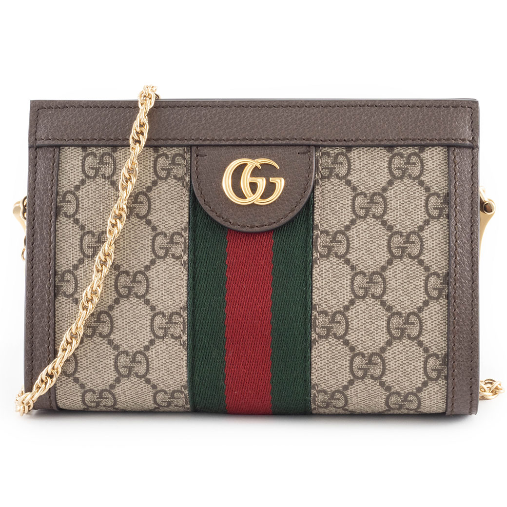 グッチ GUCCI バッグ 中古 ショルダーバッグ GGスプリーム オフィディア ベージュ ブラウン 小さい 602676 母の日 ギフト プレゼント
