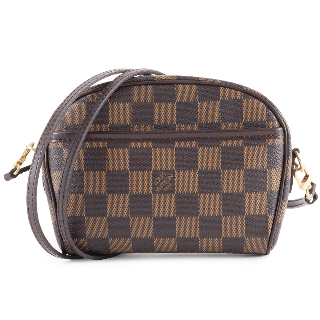 ルイヴィトン LOUIS VUITTON バッグ 中古 ポシェット イパネマ ショルダーバッグ ダミエ エベヌ N51296