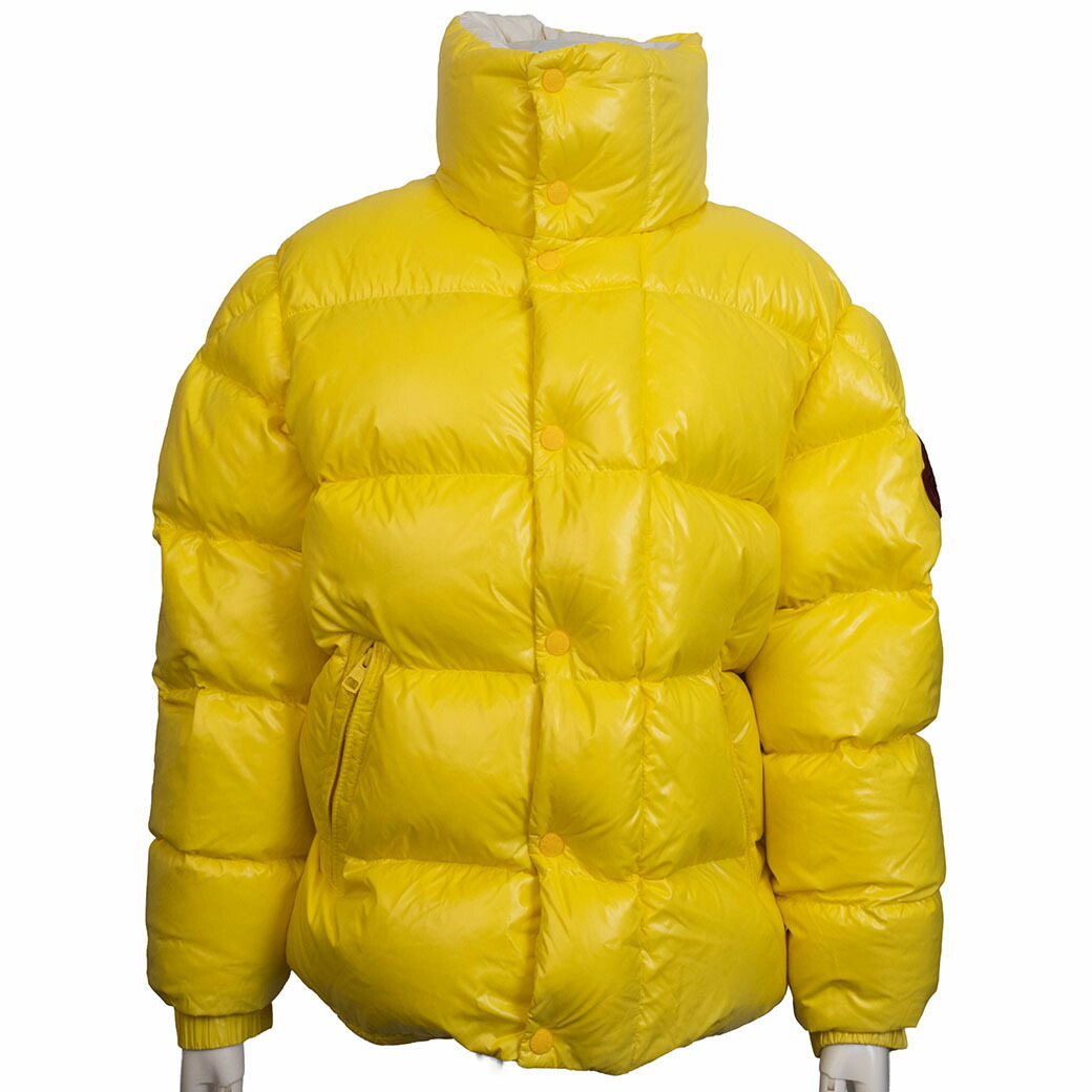 モンクレール MONCLER ダウンジャケット ジーニアス DERVAUX GIUBBOTTO H20921A00038M2019 イエロー スタンドカラー【中古】｜UPRISE