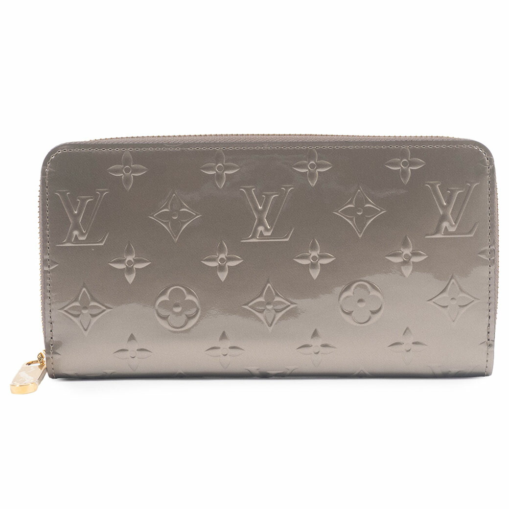 ルイヴィトン LOUIS VUITTON 財布 レディース 長財布 ラウンドファスナー ジッピーウォレット M68642 モノグラム ヴェルニ シャンパーニュ メタリゼ【中古】 母の日 ギフト プレゼント