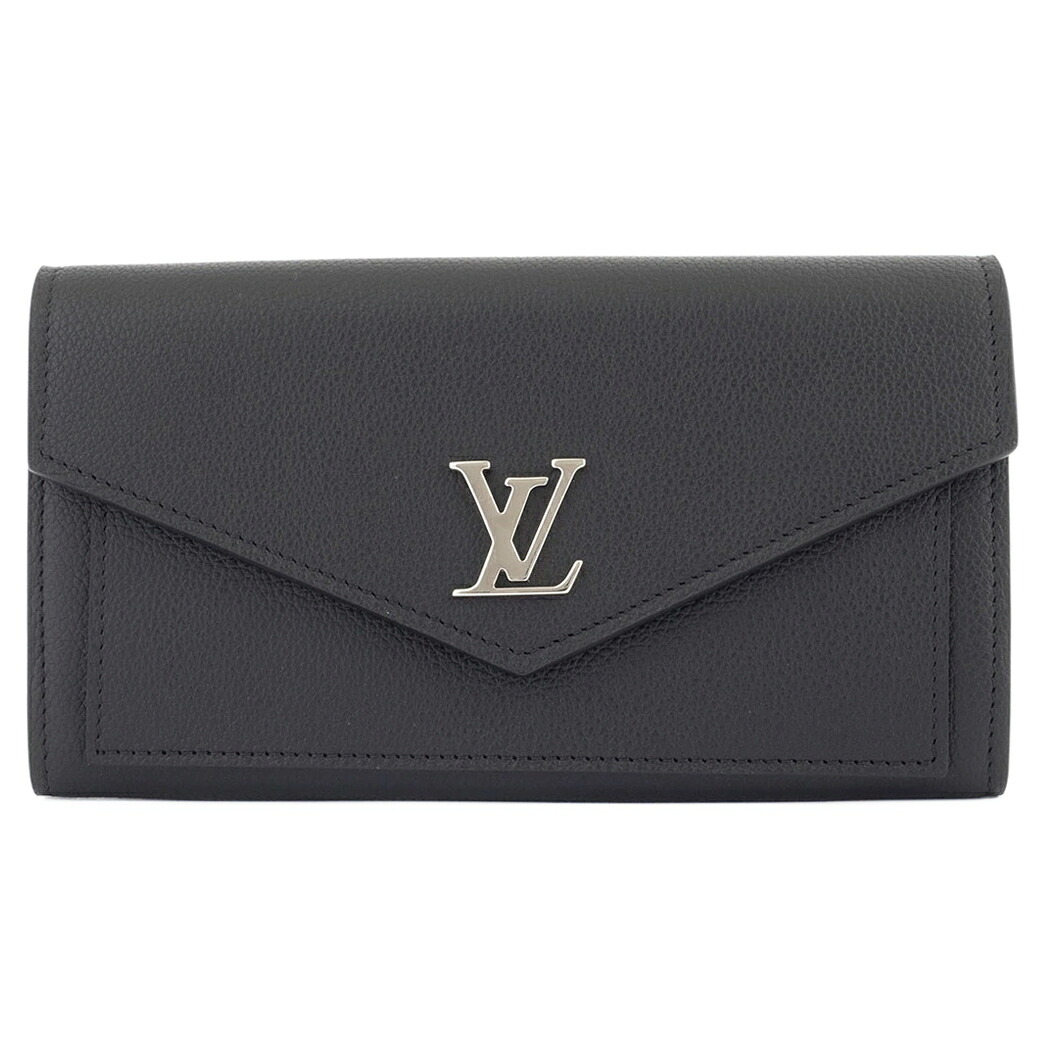 ルイヴィトン LOUIS VUITTON 財布 レディース 長財布 ポルトフォイユ マイロックミー 黒 ブラック M62530 中古 未使用品｜UPRISE