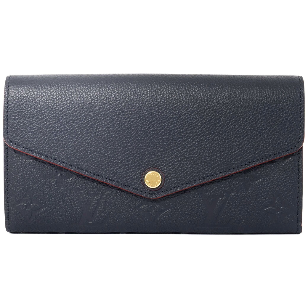 ルイヴィトン LOUIS VUITTON 財布 レディース 長財布 ポルトフォイユ サラ モノグラム アンプラント マリーヌルージュ M62125 中古 未使用品|UPRISE